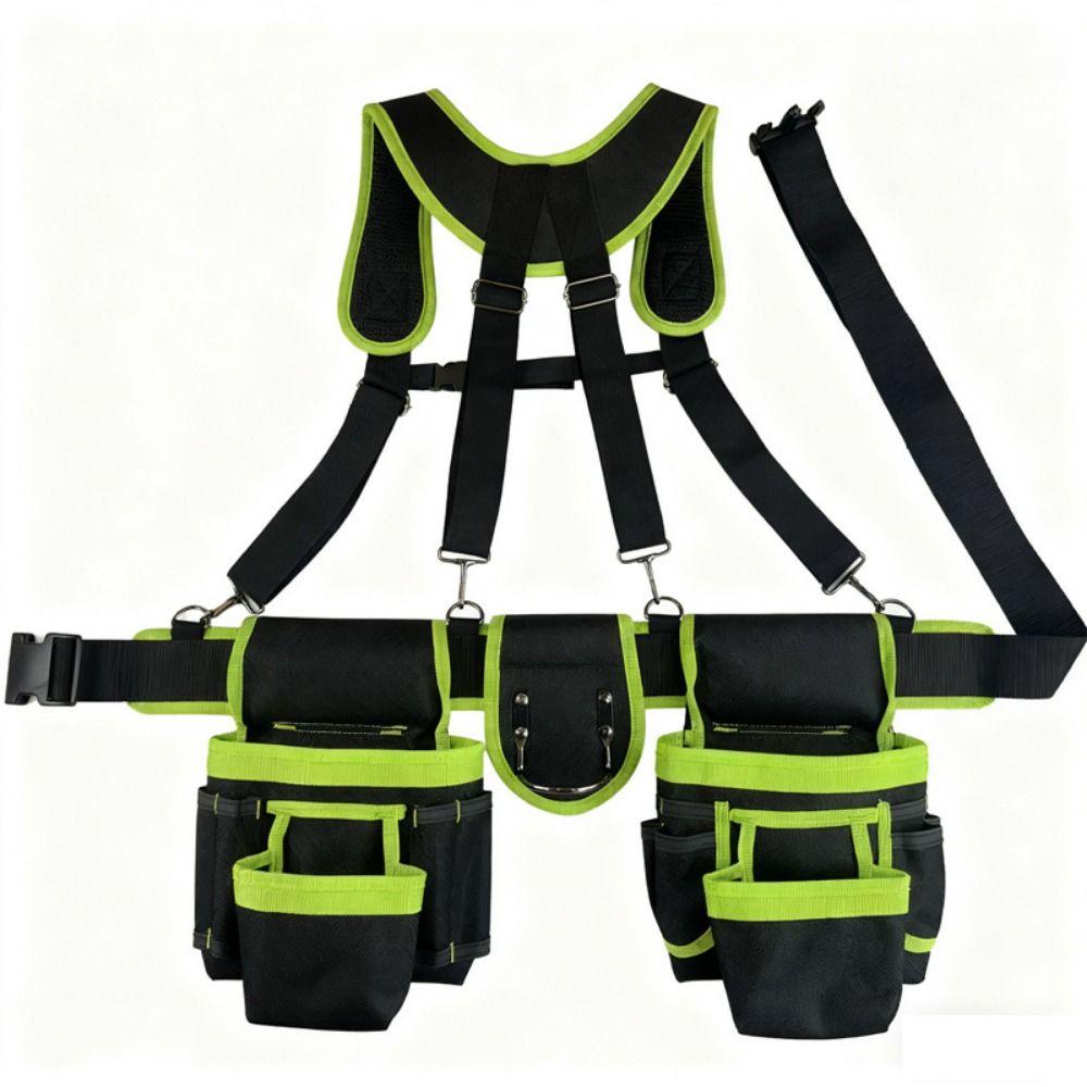 Large Capacity Woodworking Tool Belt Adjustable Design Multi Functional Tool Belt  Carpenter Work