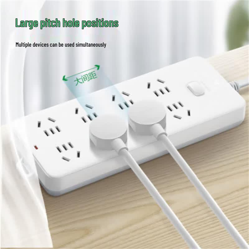 BULL GN-217 8-Outlet Power Strip with Master Switch, 5m Cord