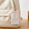 PU Leather Woman Wallet Pearl Bow Card Holder Causal Short Card Bag  Outdoor