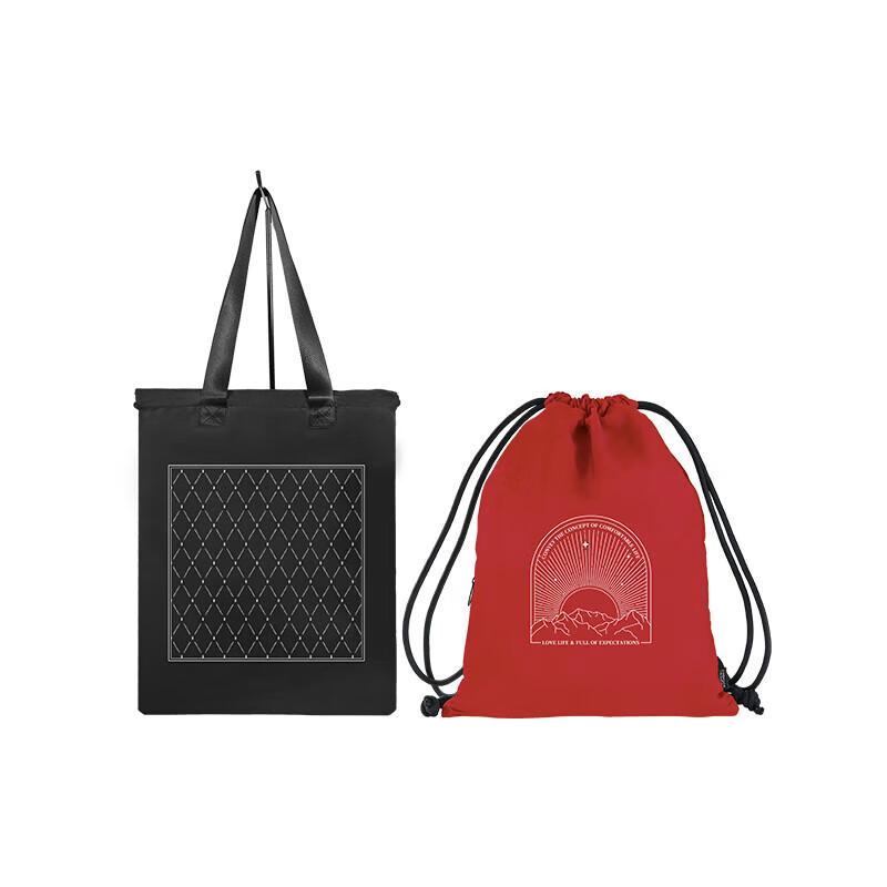 First Encounter Series Reversible Canvas Travel Bag