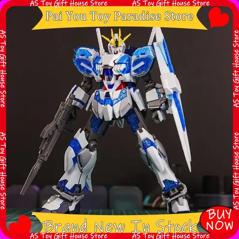 Hg 1144 Rx-9C Narrative Gunpla C-Packs Assembly Model Kit Blue Awakening Ver. Action Figure With Water Decals Anime Mecha Gift