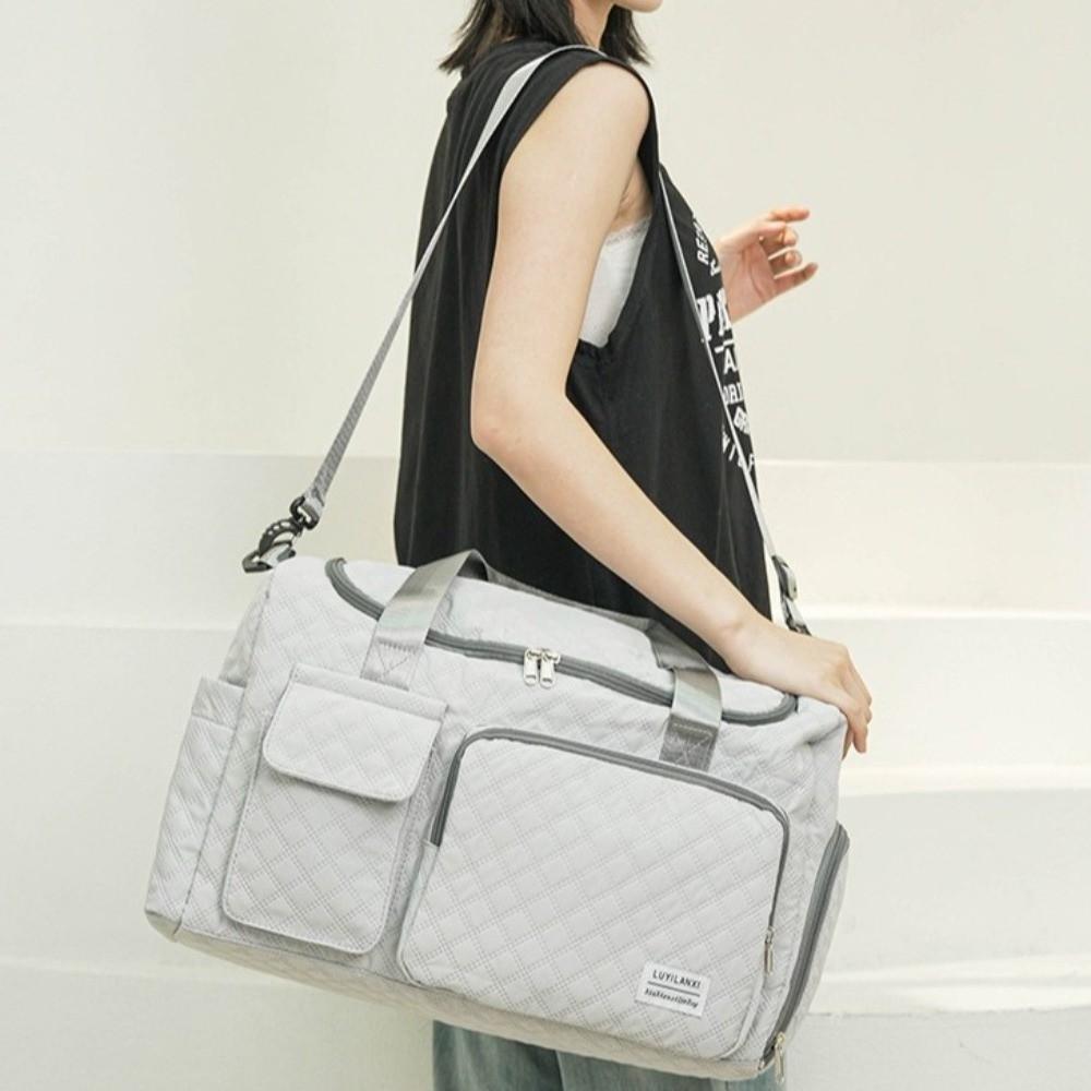 Oxford Travel Duffle Bag Quilted Sports Tote Bag Fashion Travel Handbag  Gym