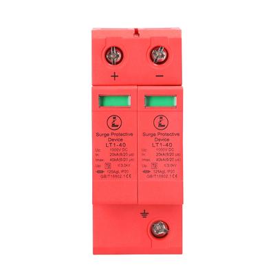 Dispositivo di protezione contro le sovratensioni per energia fotovoltaica solare di tipo plug-in 2P-40KA-DC1000V