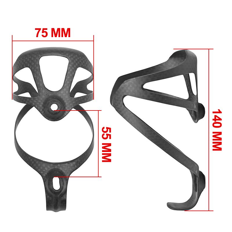Uchwyt na bidon rowerowy Pełne włókno węglowe 3K UD Super lekki Rower szosowy/górski Kolarstwo Koszyk na bidony Matowy Błyszczący
