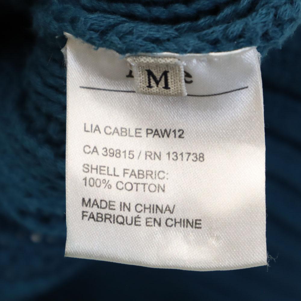ACNE Long Sleeve Sweater M Blue Green Knit Women Used