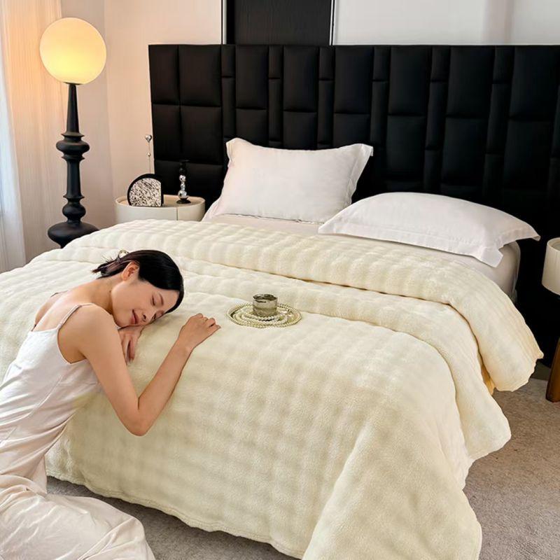 Plush Blankets Bed Sheets Multifunctional
