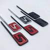 Car S Logo Emblem Badge ABS Metal Sticker For Benz E63S C63S GLC63S GLE63S GLS63S GTR GT Series CLA45S Car Decoration nn1