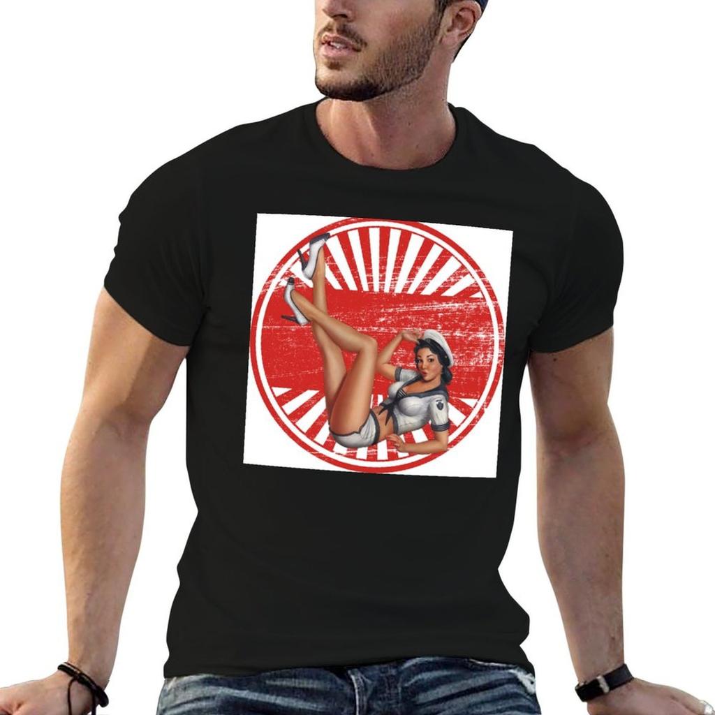 PINUP TShirt High Elasticity Sports Tee Shirt