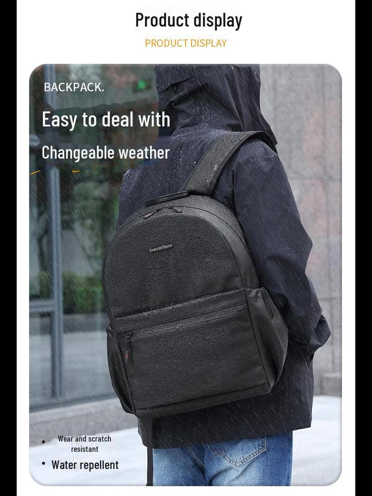 Beilian Lederrucksack mit großem Fassungsvermögen - Stilvoll und funktionell für Reisen, Geschäft und Schule