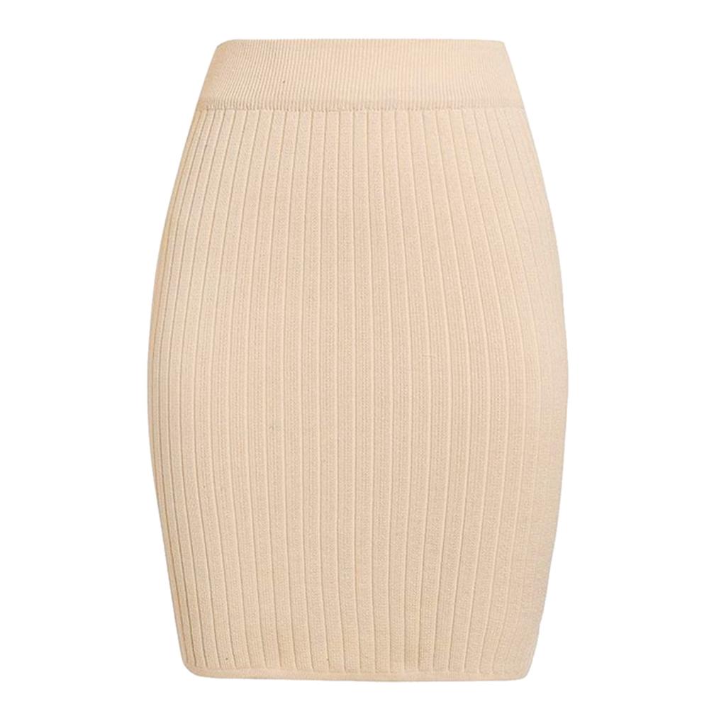 Ribbed Straight Skirt Drought