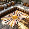 Boho Rugs Modern Abstract Area Rugs Non Slip Indoor Floor Mat Geometric Pattern Living Room Decor Home Accent Carpet