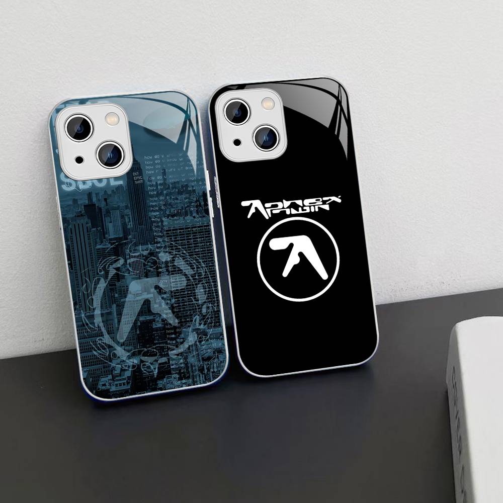 Music Band A-Aphex T-Twin Tempered Glass For Iphone 14 13 12 11 Pro Mini XS MAX 14Plus X XS XR Fundas