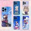 Pouzdro na telefon Uma Musume Pretty Derby Pro iPhone 17,16,15,14,13,12,11 Plus,Pro,Max,XR,XS,Plus,E,SE4,Mini Průhledný kryt