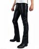 Bell Bottom Trouser Formal Party Wear Stylish Men's Genuine Lambskin Leather Pant