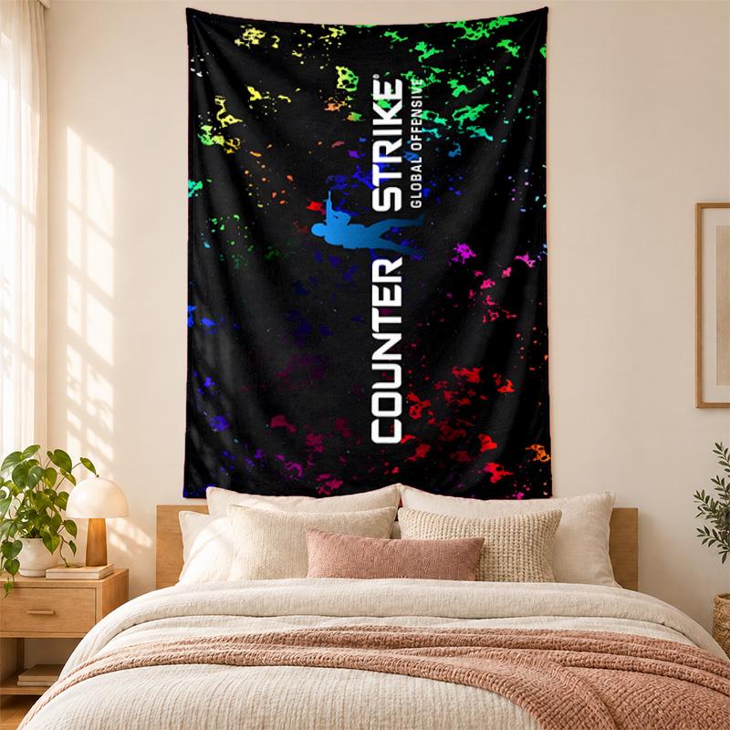 CS go Tapestry highquality for decorating living room bedroom dorm walls ideal as bedroom wallart orholiday gift