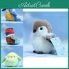 Adorables Peluches Moineau Perroquet Pingouin Porte-clés Poupée Accessoire de Dessin Animé Mignon Pour Sacs