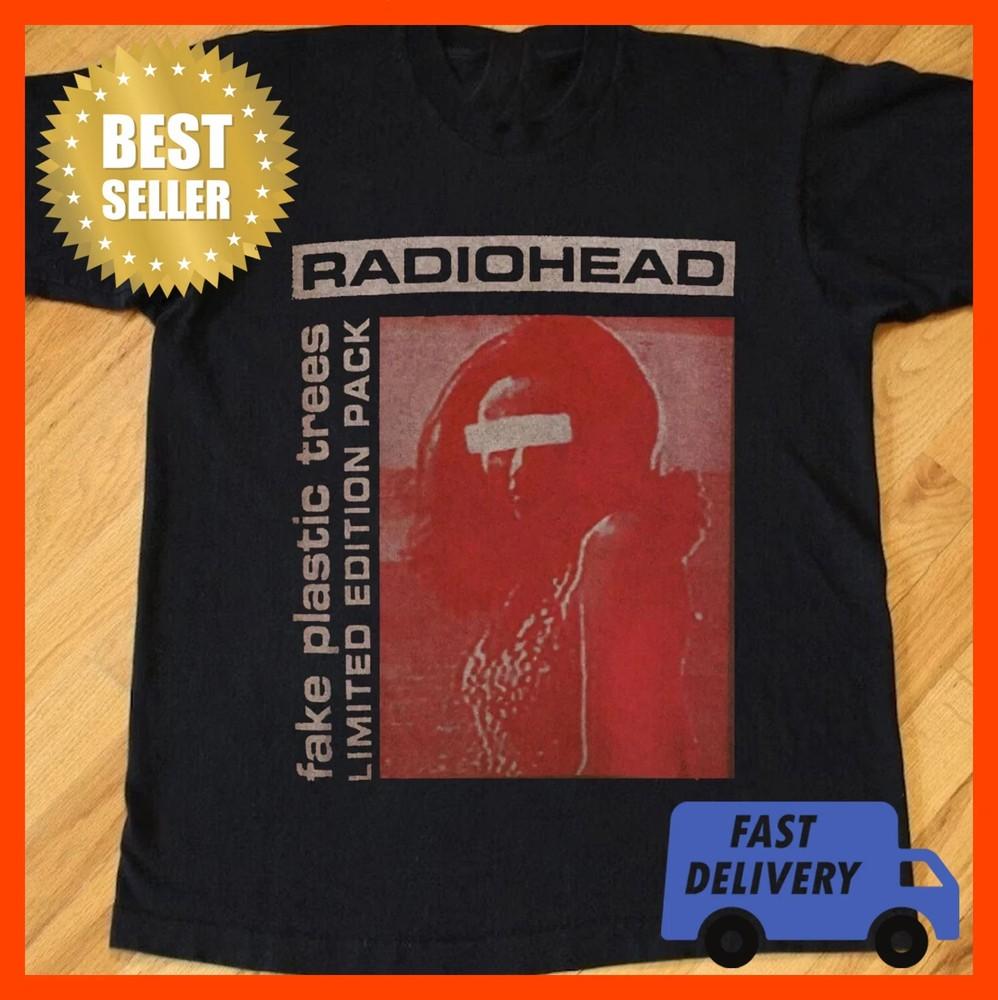 RARE! Radiohead Band Fake Plastic Trees Limited Edition Pack T-shirt HOT NEW Unisex T-Shirt S
