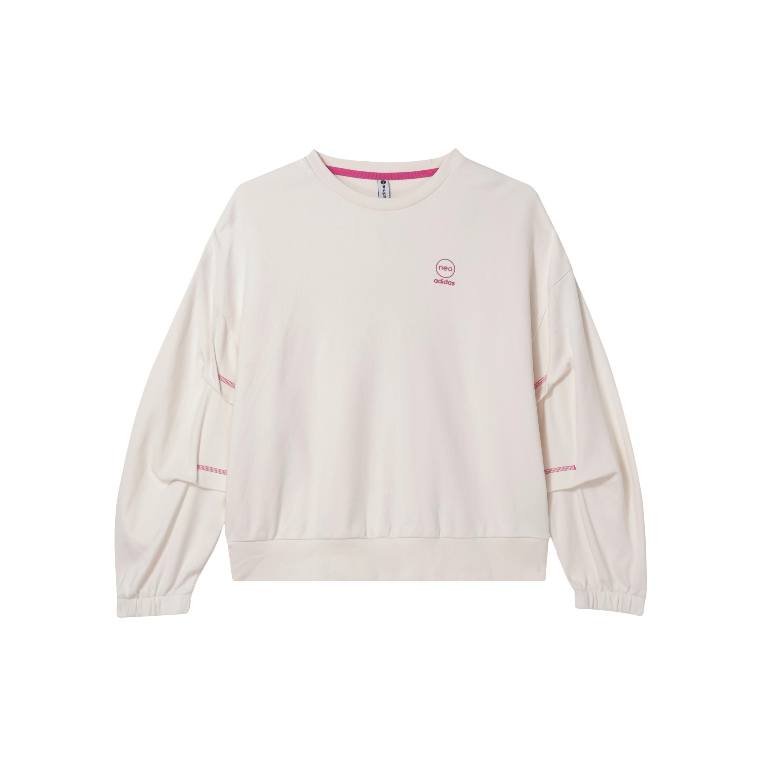 (WMNS) adidas Neo Cesp Crew Sweatshirts Beige Women s IK3423 L