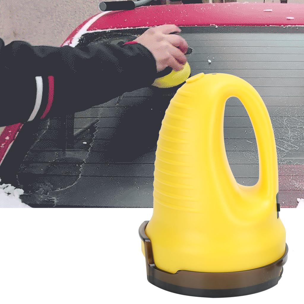 Ice Scraper USB Glass Electric Snow Removal Cleaning Tools for Car Vehicle Windshield Yellow