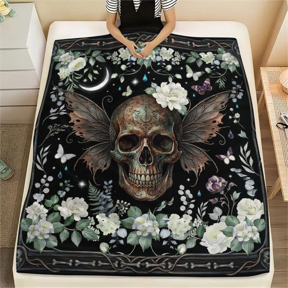 1Pc Bear Eagle Print Flannel Blanket High Quality Warm Comfortable Cover for All Seasons Perfect for Gifts Home Decor