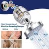 Adjustable Nozzle Shower Head Filter Reduce Skin Dryness Hard Water Filter  Water Purification