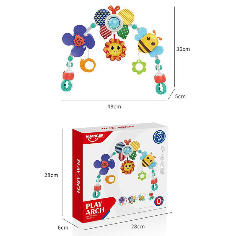

Infant Car Seat Mobile & Walker Toy: Soothing Bell Pendant