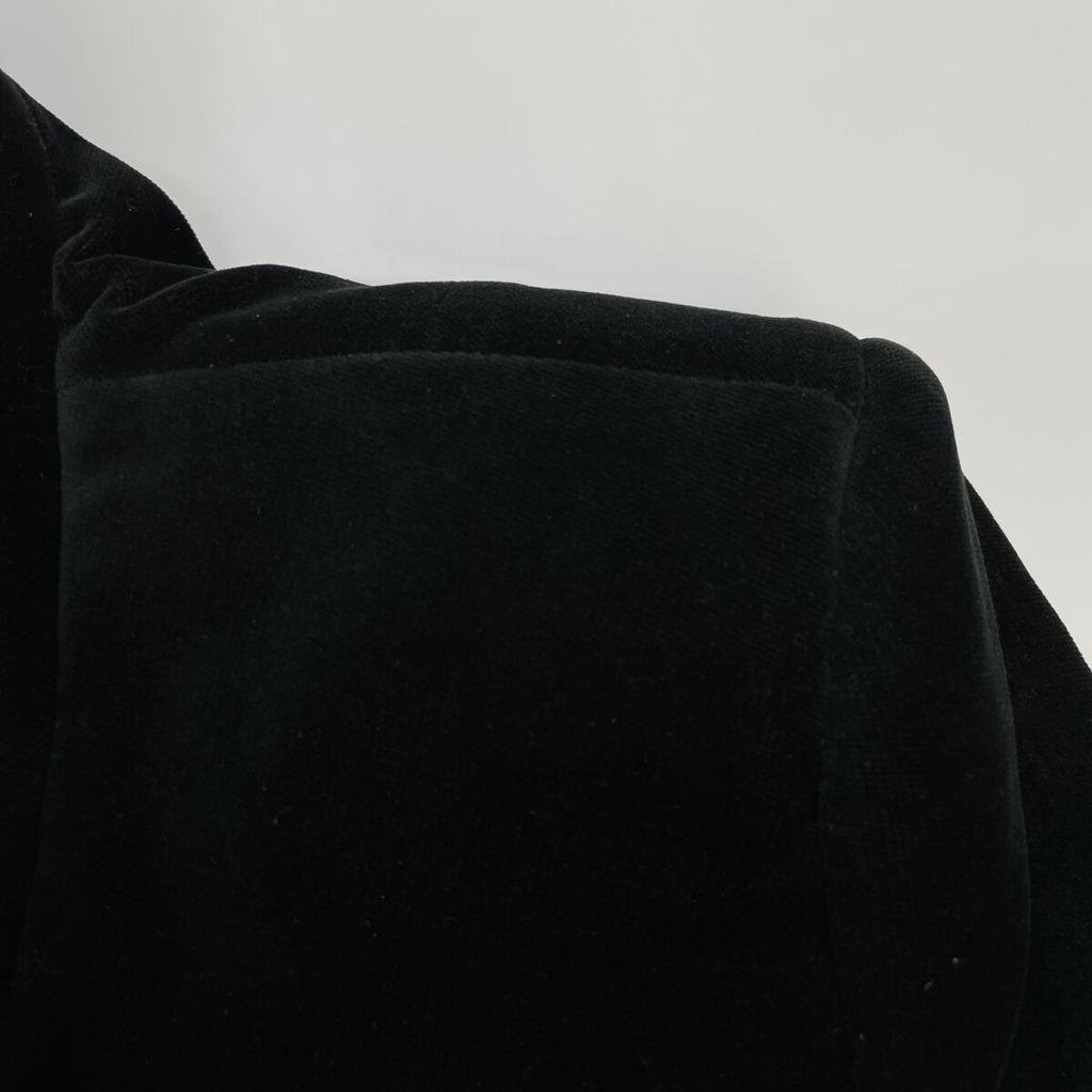 SAINT LAURENT PARIS 2014 Model 353674 Black Velvet Short Spencer Jacket Jacket 34 blackUsed