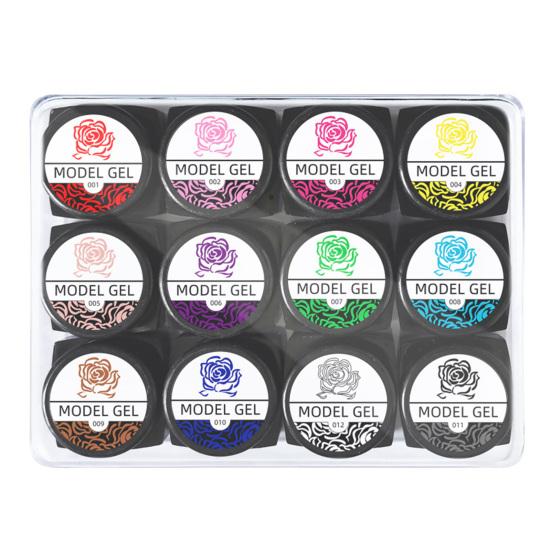 Yousheng 5g 4D Model Glue Carved Soft Firm And Durable Three-dimensional Shaping Non-stimulating Easy To Heal DIY No Odor Good Moisturizing Nail