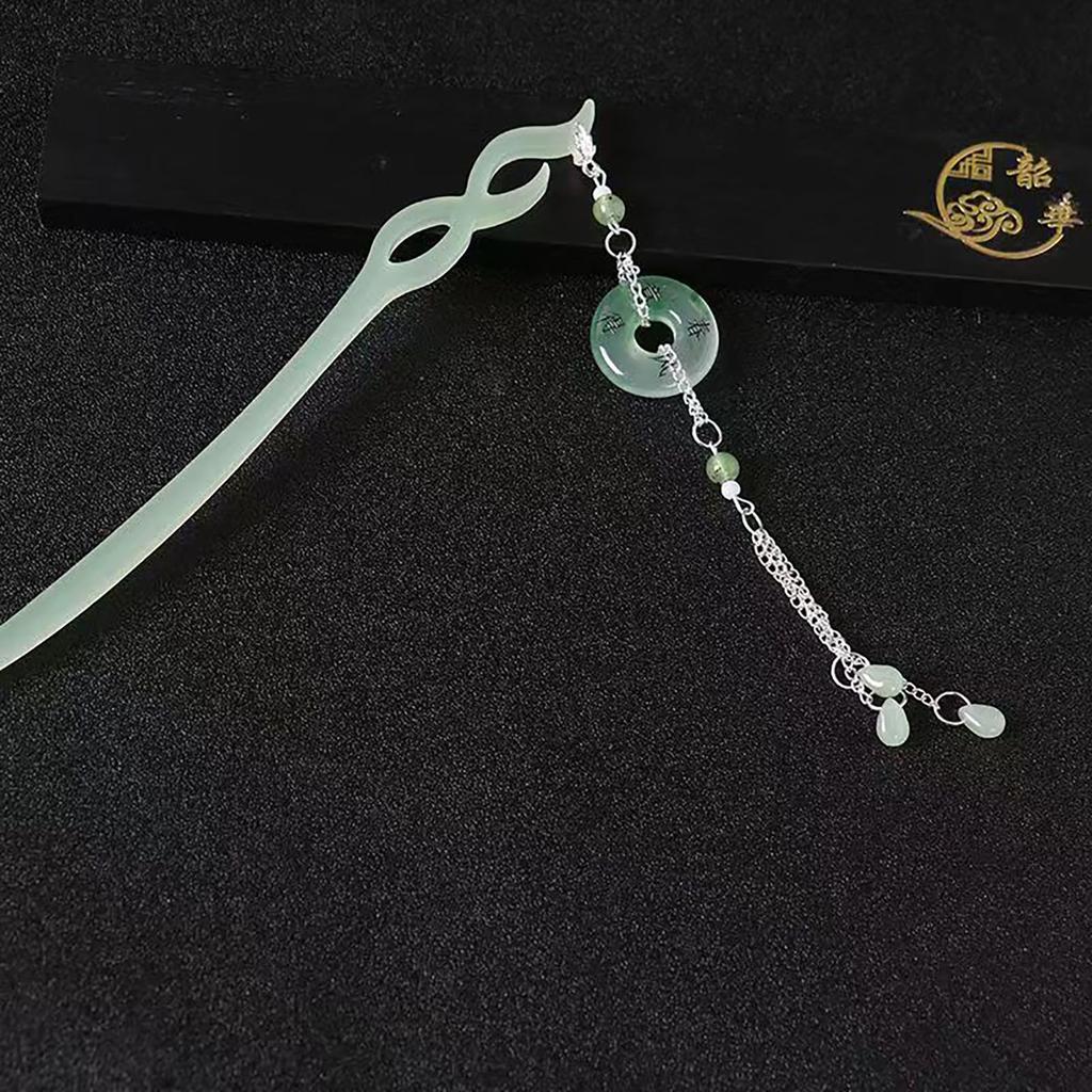 Hanfu Chinese Tassel Hairpin Handmade Retro Hair Stick Ancient Style Hair Clip For Woman Chinese Cloth Cheongsam Hair Accessory