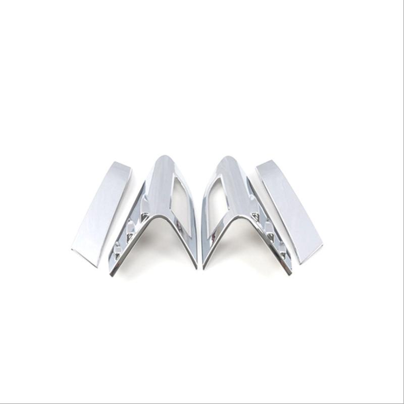 Carbon Fibe/Chromer Rear Tail Light Lamp Cover Trim For Toyota C-HR CHR 2016-