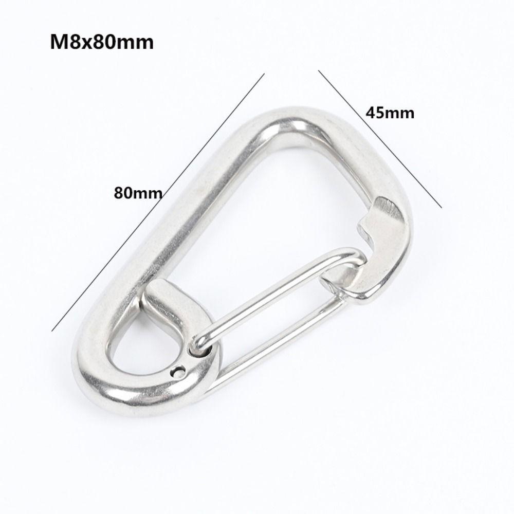 Multistyles Safety Diving Buckle Clip Camping Carabiner Simple Hook Snap Kayak Accessories