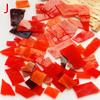 100g Clear Glass Mosaic Tiles Arts Multi Color Home Wall Decoration Mosaic Piece DIY Mosaic Making Stones for Craft Hobby