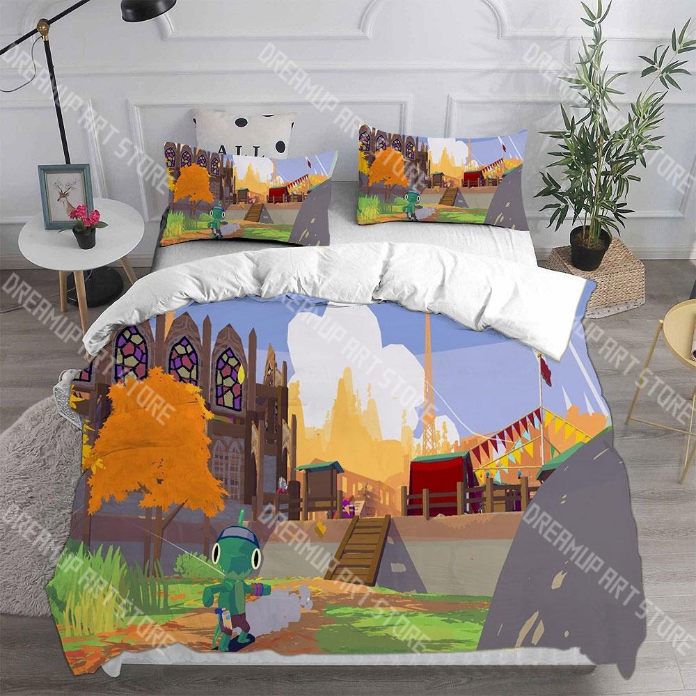 Fashion Lil Gator Game Bedding Set Single Twin Full Queen King Size Bed Set Kids Bedroom Duvetcover Sets Bed Sheet Set