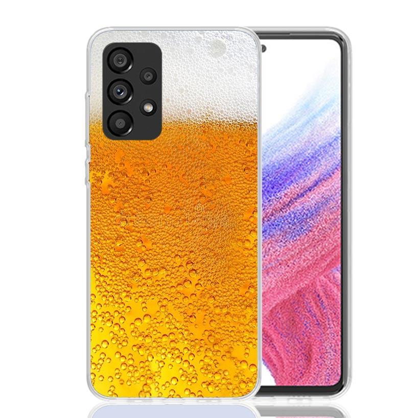 World Beers Alcohol Summer Bubble Phone Case For Samsung Galaxy A13 A14 A15 A16 A53 A54 A55 A56 A33 A34 A35 A36 A23 A24 A25 A26
