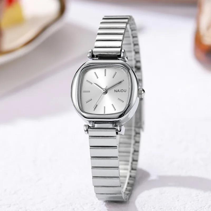2025 New Luxury Ladies Quartz Watch Fashion Simple Gold Women Stainless Steel Clock Wristwatches Gifts Dropshipping Montre Femme
