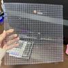 Universal 32x32 Studs Single-Sided Transparent Baseplate for Minifigure Bricks and MOC Accessories