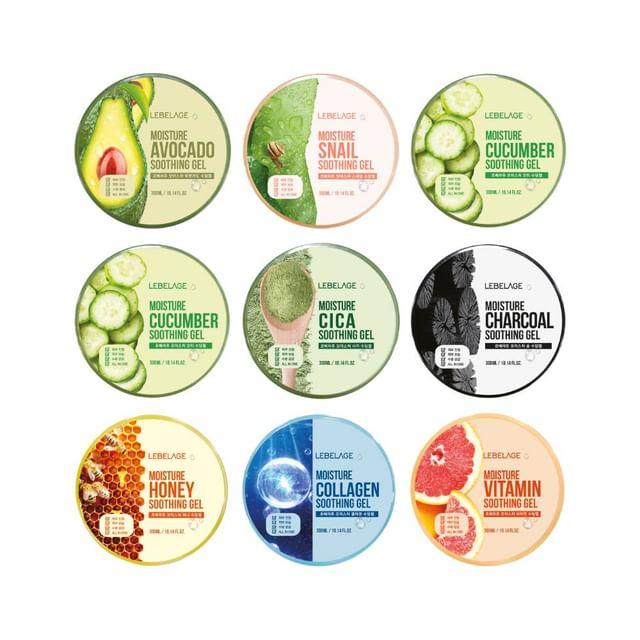 

LEBELAGE - Moisture Soothing Gel - 9 Types Cucumber