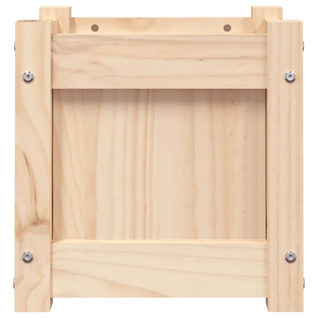 Vidaxl Donica Ogrodowa, 31X31X31 Cm, Lite Drewno Sosnowe