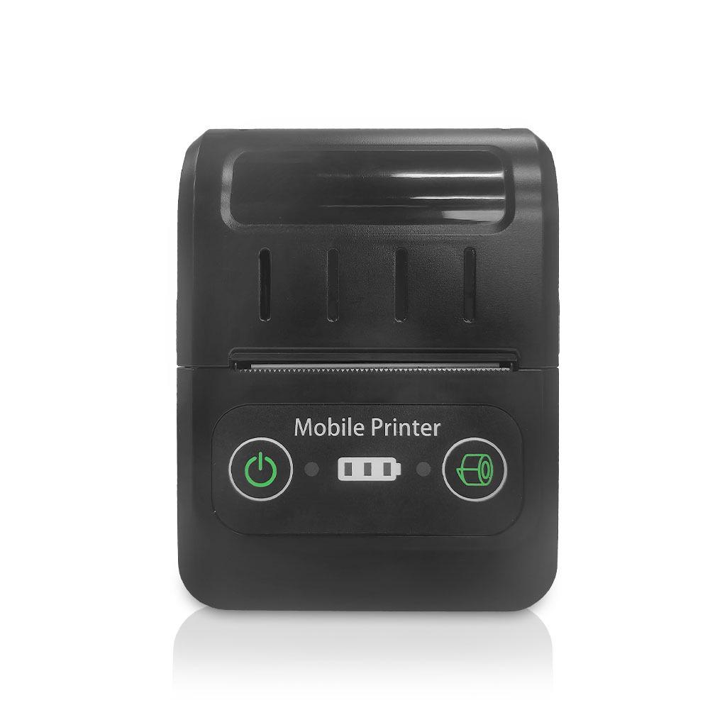 Inkless Portable 58MM Handheld Bluetooth Thermal Receipt Printer USB+Bluetooth, Advanced Black (Chinese, CN Plug)