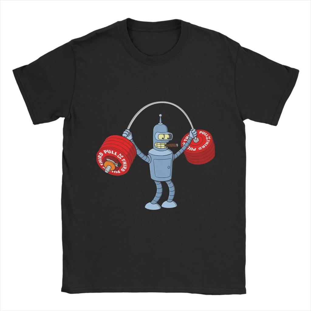 F-Futuramas men's T-shirt Summer New T-shirt 100% cotton T-shirt Short-sleeved T-shirt with Planet Express