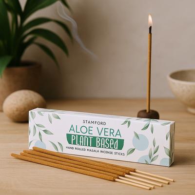 6x Aloe Vera Incense Sticks Masala Plant Based