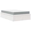 Maison Exclusive - Lit avec matelas blanc 140x190 cm bois massif de pin