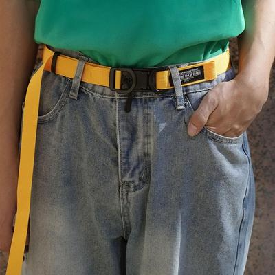 Waist Belt Nylon Comfortable Costume Accessories Lightweight Waistband with Buckle for Pants