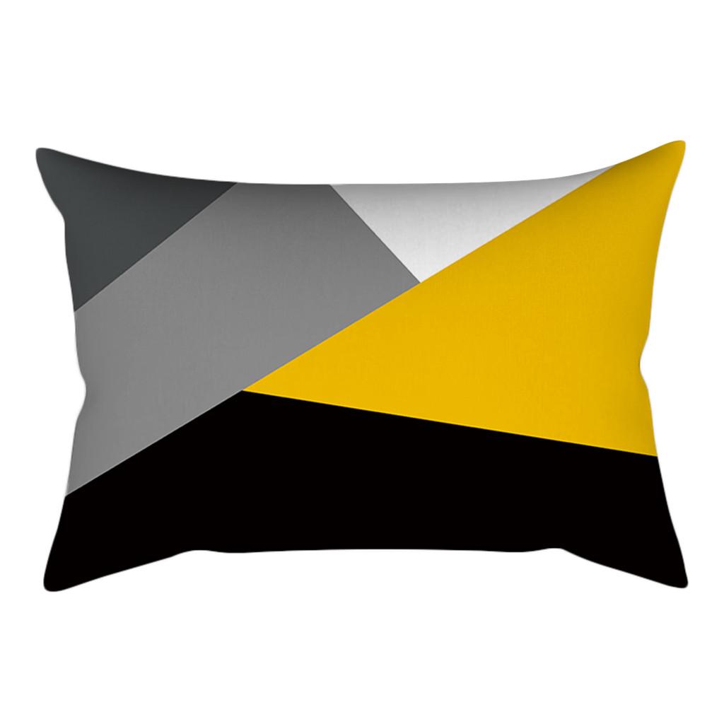 Pineapple Leaf Yellow  Case Sofa Car Waist Throw Cushion Cover Home Decor