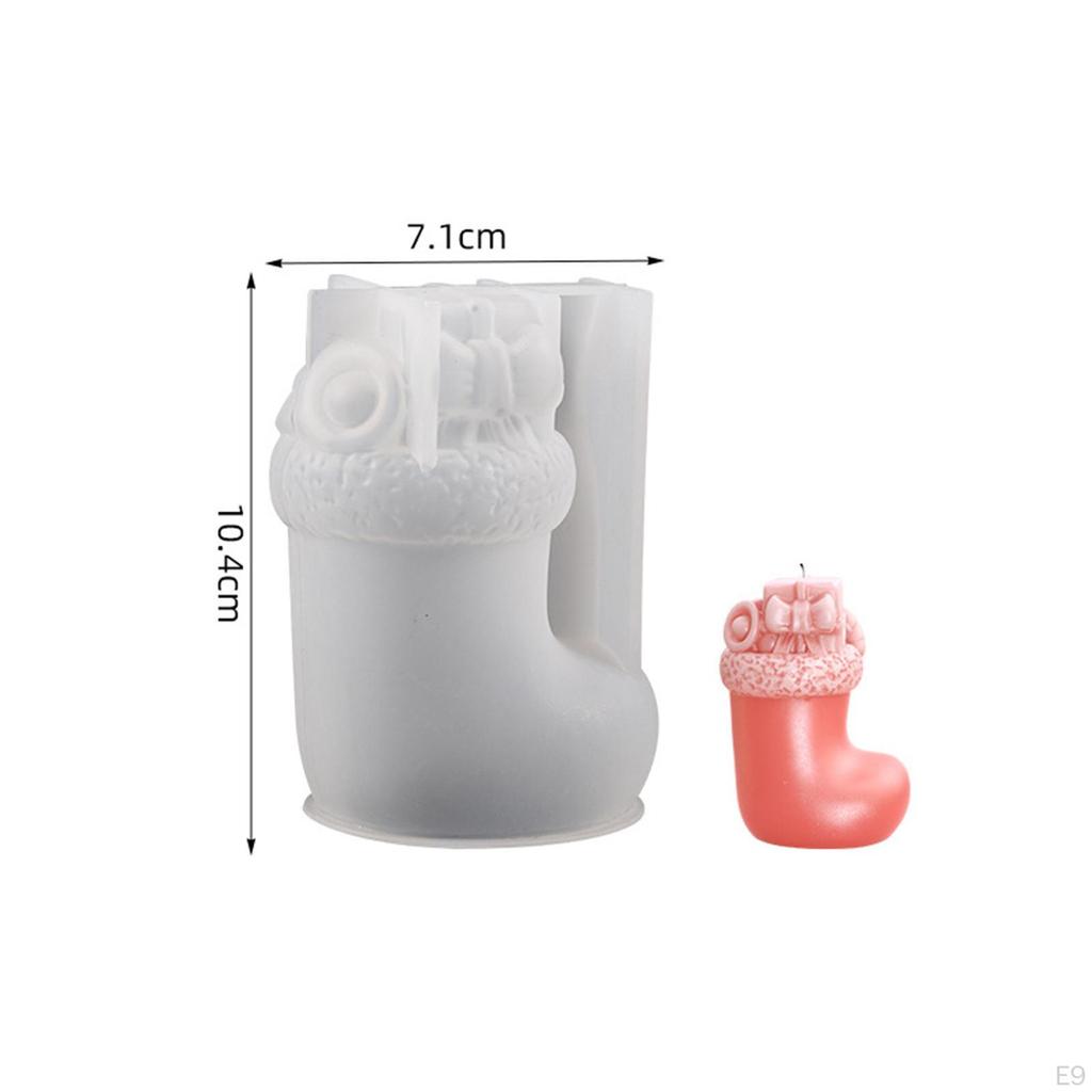 Christmas Silicone Model Candle Making Polymer Clay Crafts Resin Casting