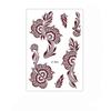 Lace Fake Tattoo Henna Tattoo Stickers Legs Arm Red Henna Tattoo Decals  Women/Lady