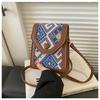 Ethnic Style, Personality, Foreign Style, New Spring Trend, Fashion Messenger Mobile Phone, One Shoulder Small Square Bag Woman
