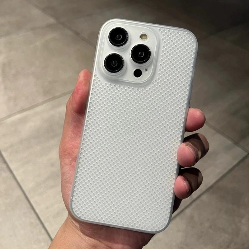 Husă de telefon moale de lux, cu disipare a căldurii, pentru iPhone 11 14 13 12 15 Pro Max Plus Husă goală, ultra subțire, de culoare simplă