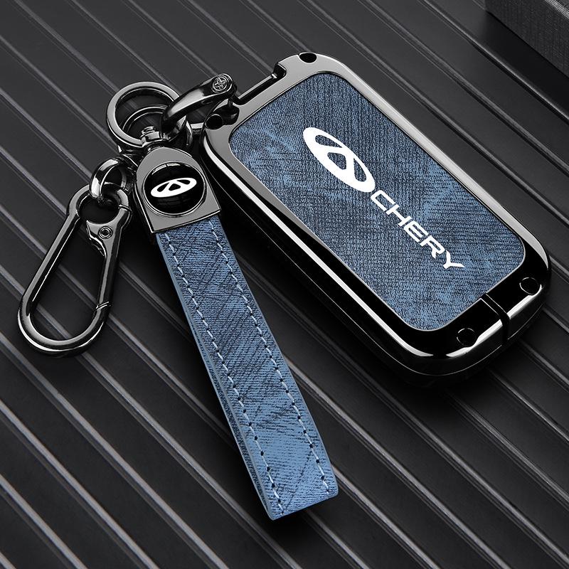 Zinc Alloy Key Shell Covers for Chery, Tiggo 8, 7 Plus - Full Coverage, 5x Anti-Drop Protection