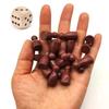 16Pcs Children'S Humanoid Wooden Puzzle Game Wooden Board Game Chess Pieces Humanoid Checkers Pieces Flying Chess